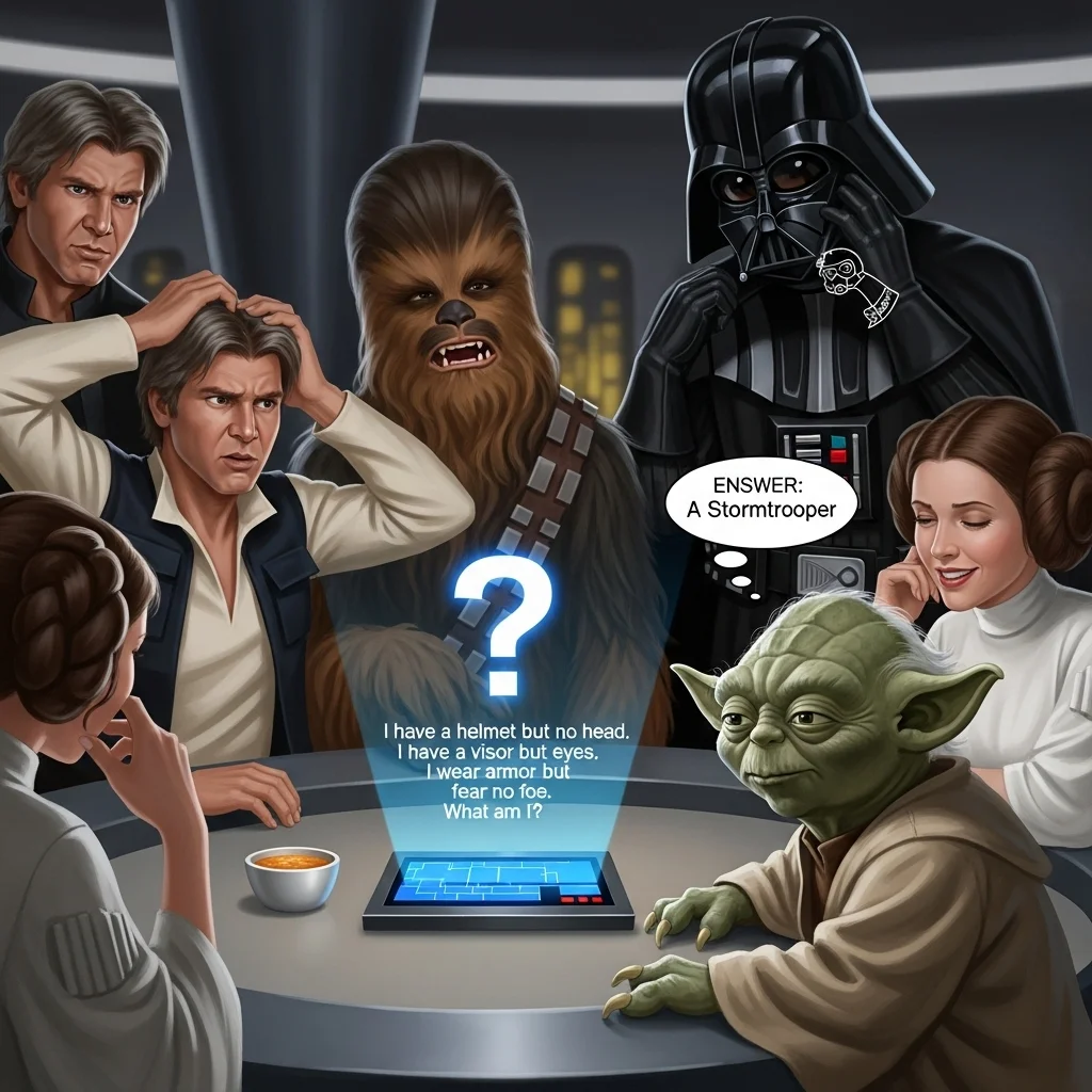 Sith Riddles 290+ Star Wars Riddles, Kids & Hard Brain Teasers + Funny Jokes (With ...