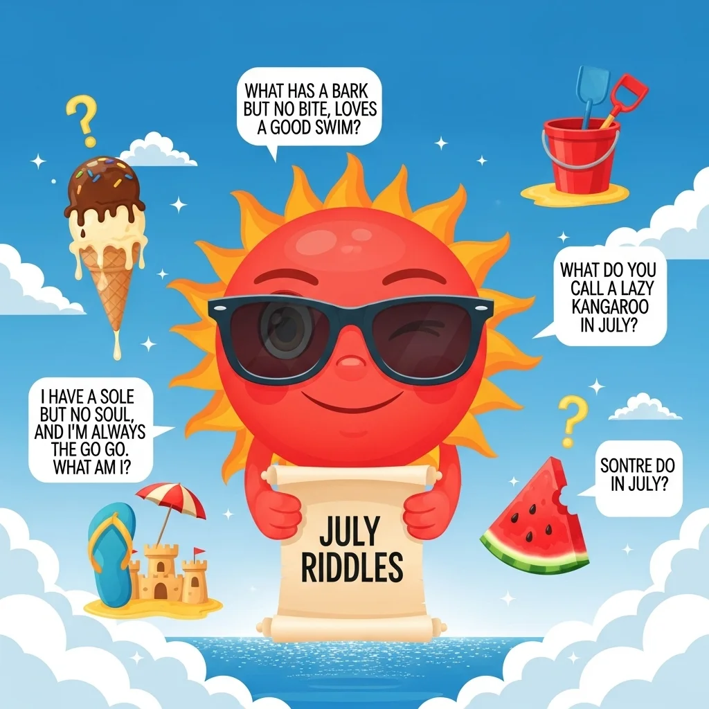 300+ Best July Riddles With Answers for Kids & Adults (Funny & Clever ...