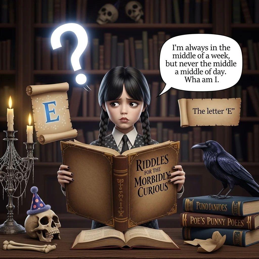 Tuesday Work Riddles 210+ Wednesday Riddles: Funny, Tricky & Addams Riddles with Answers for ...