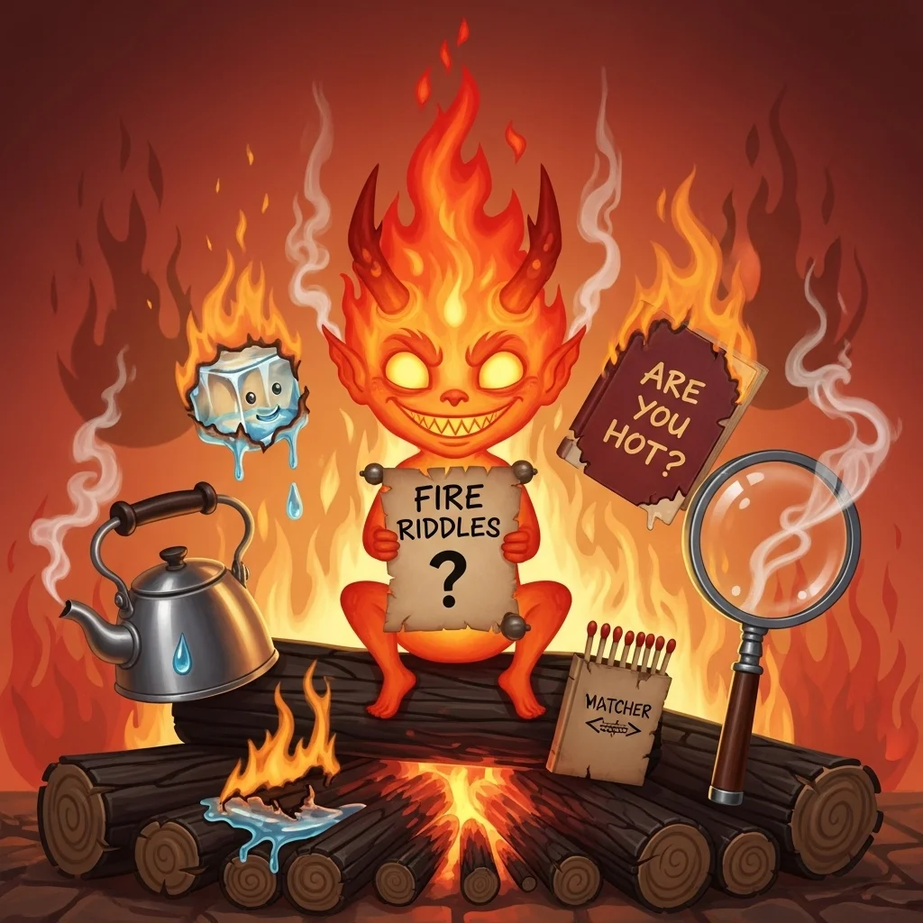 Heat Related Riddles 210+ Fire Riddles with Answers: Easy, Tricky & Hard Riddles for Kids ...