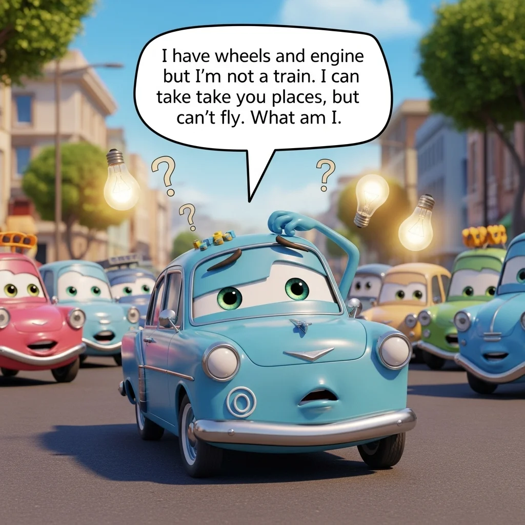 Car Riddle Kids 240+ Best Riddles About Cars With Answers for Kids & Adults (Funny ...