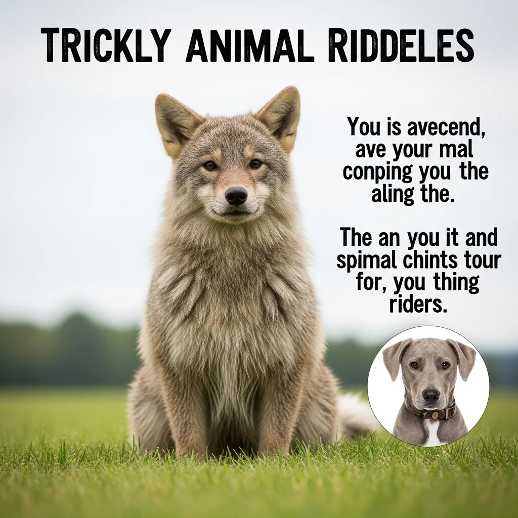 390+ Super Tricky Animal Riddles with Answers | Who Am I & Kids Riddles ...