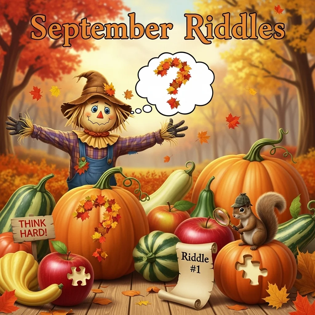 September Riddles Easy 350+ Best September Riddles with Answers for Kids and Adults | Fun Fall ...