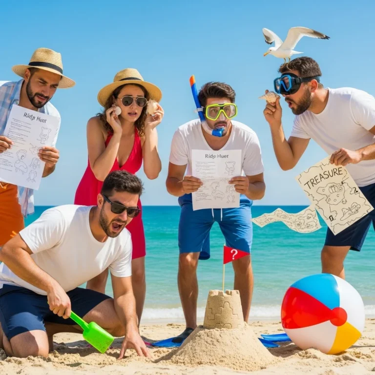 beach scavenger hunt riddles