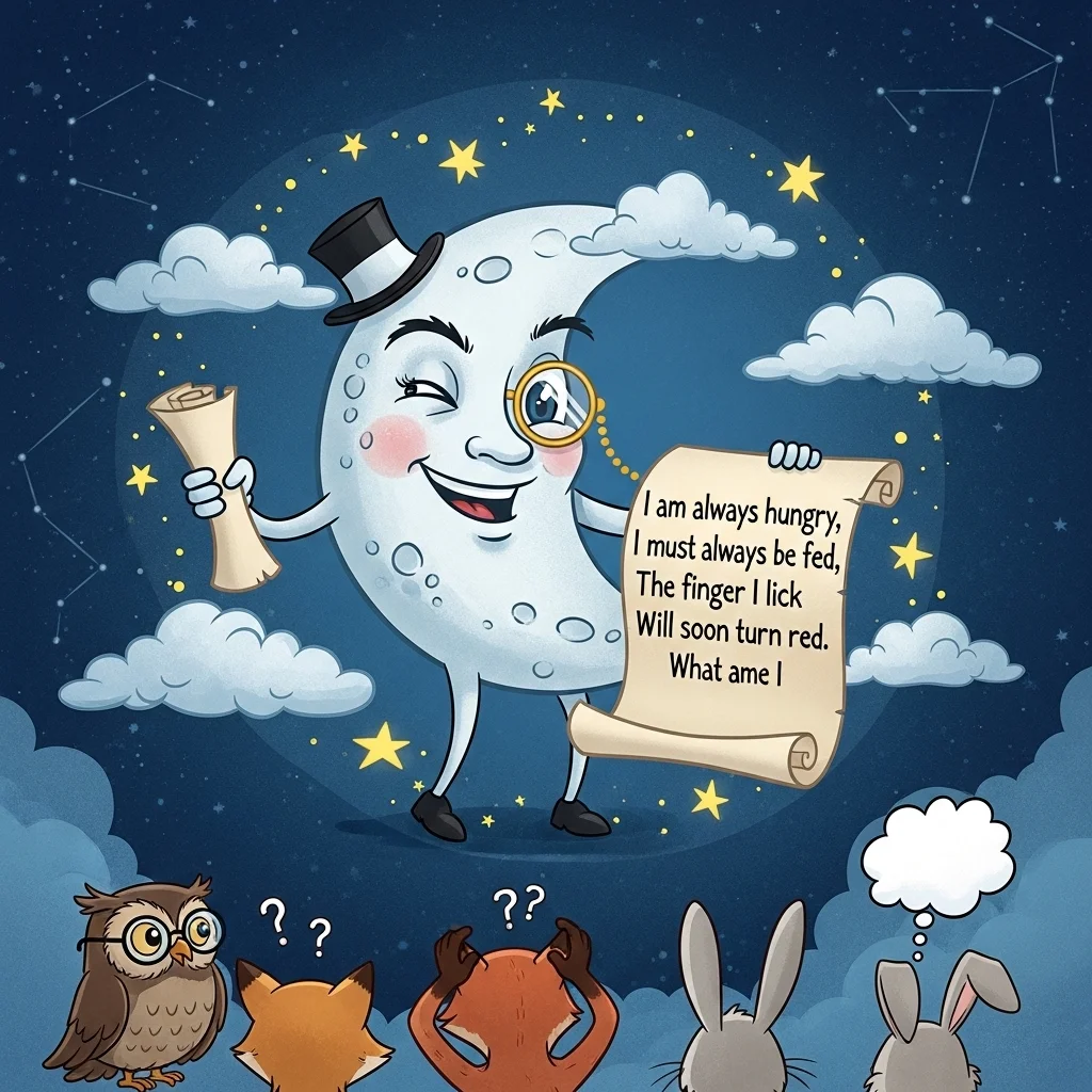 riddles about the moon