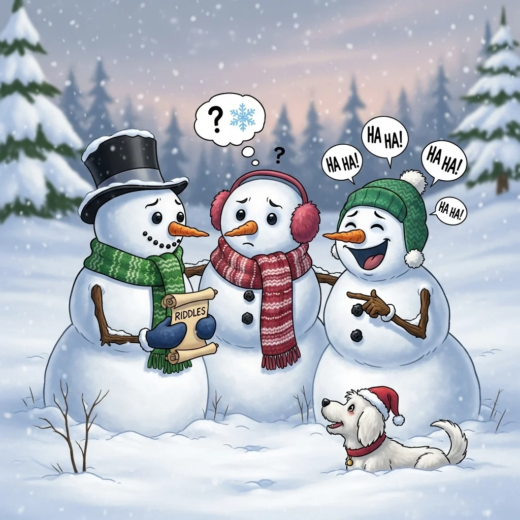 ⛄ Poetic Snow Riddles with Imagery