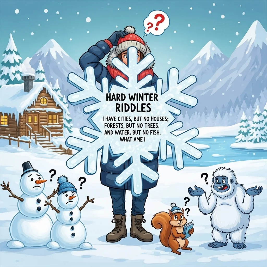 ⛄ Poetic and Challenging Winter Riddles