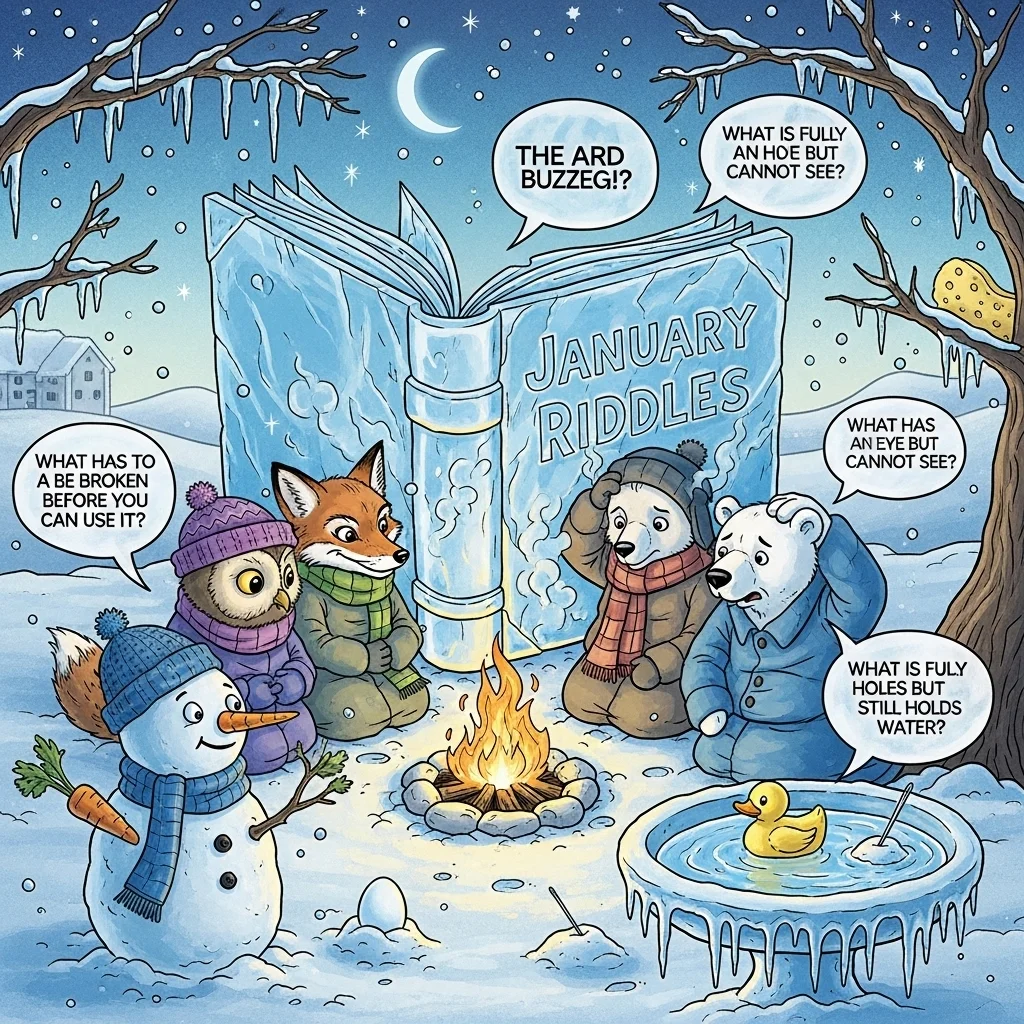 ❄️ Winter Weather Riddles of January