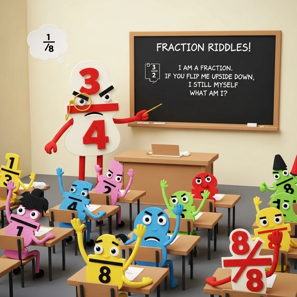 ➗ Simple Fraction Riddles for Kids