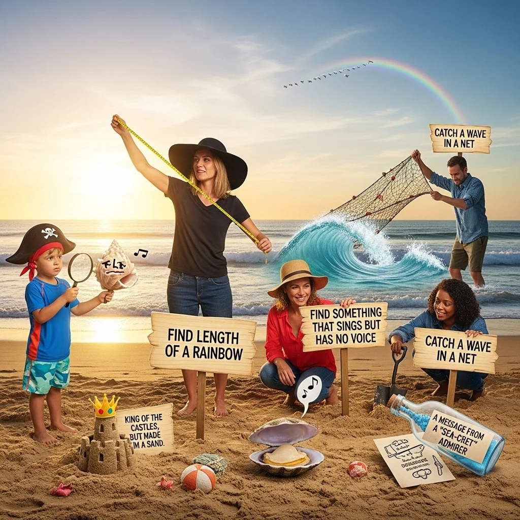 🌍 Eco-Friendly Beach Scavenger Hunt Riddles