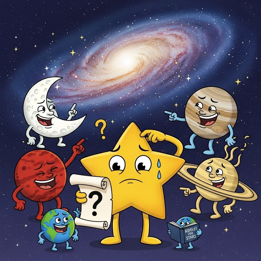 🌙 Poetic Star Riddles with Imagery