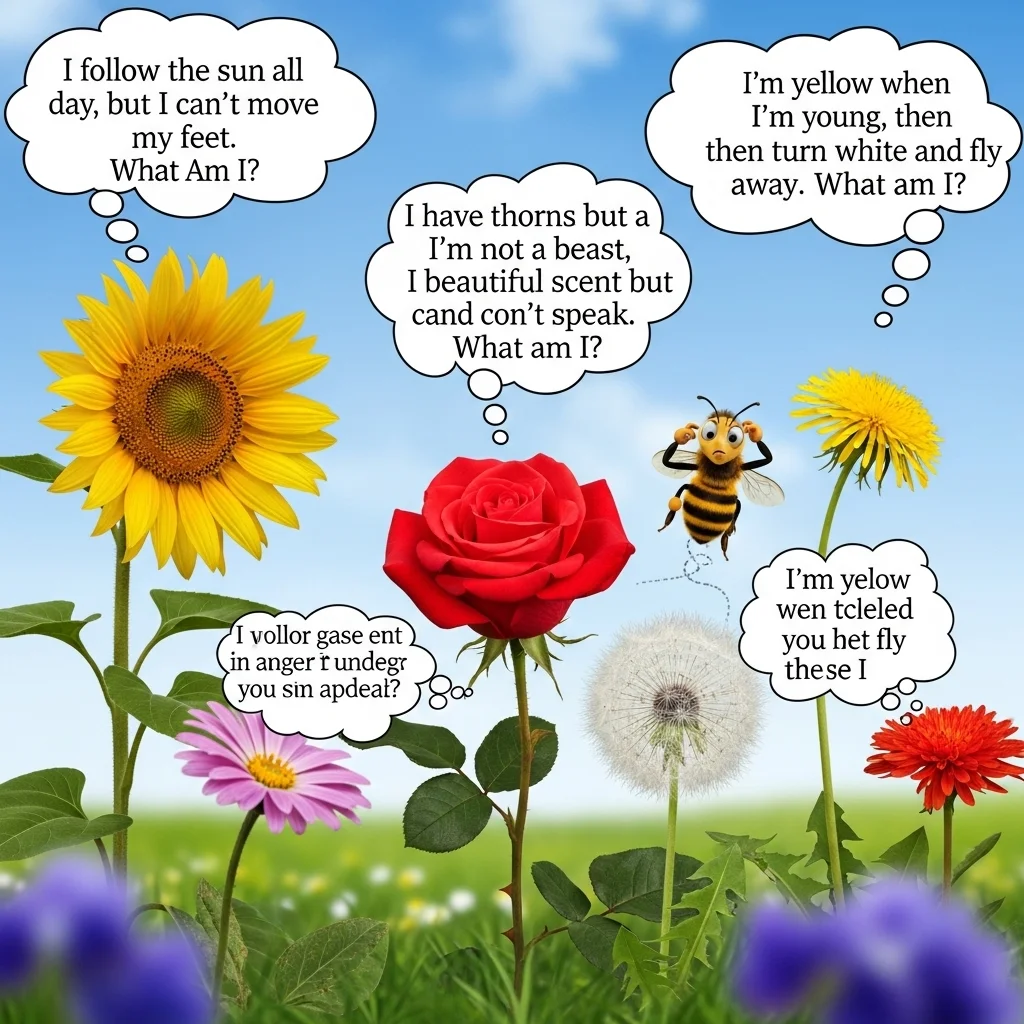 🌸 Flower Field Riddles