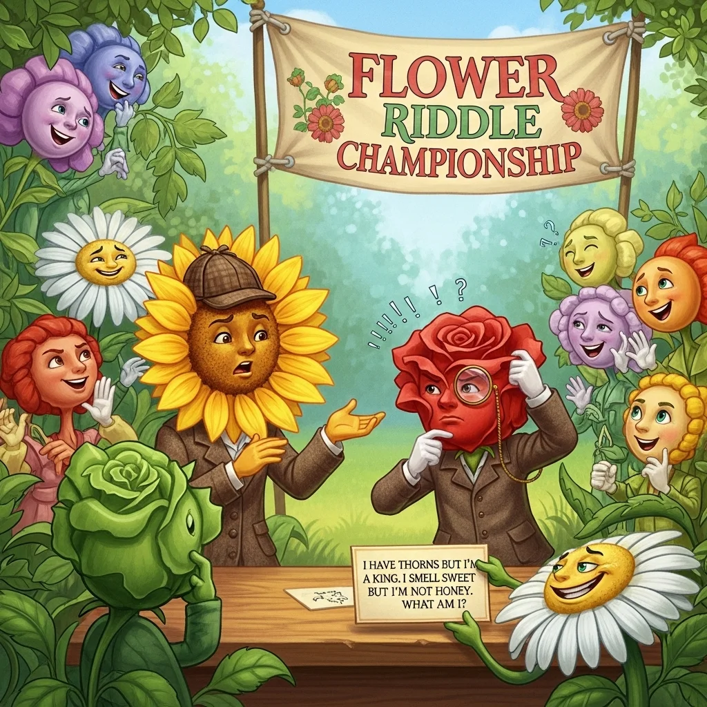 🌿 Wildflower Riddles