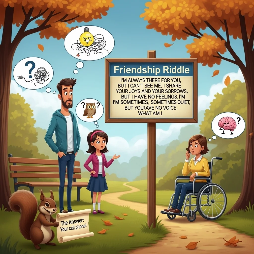 🎨 Creative & Poetic Friendship Riddles