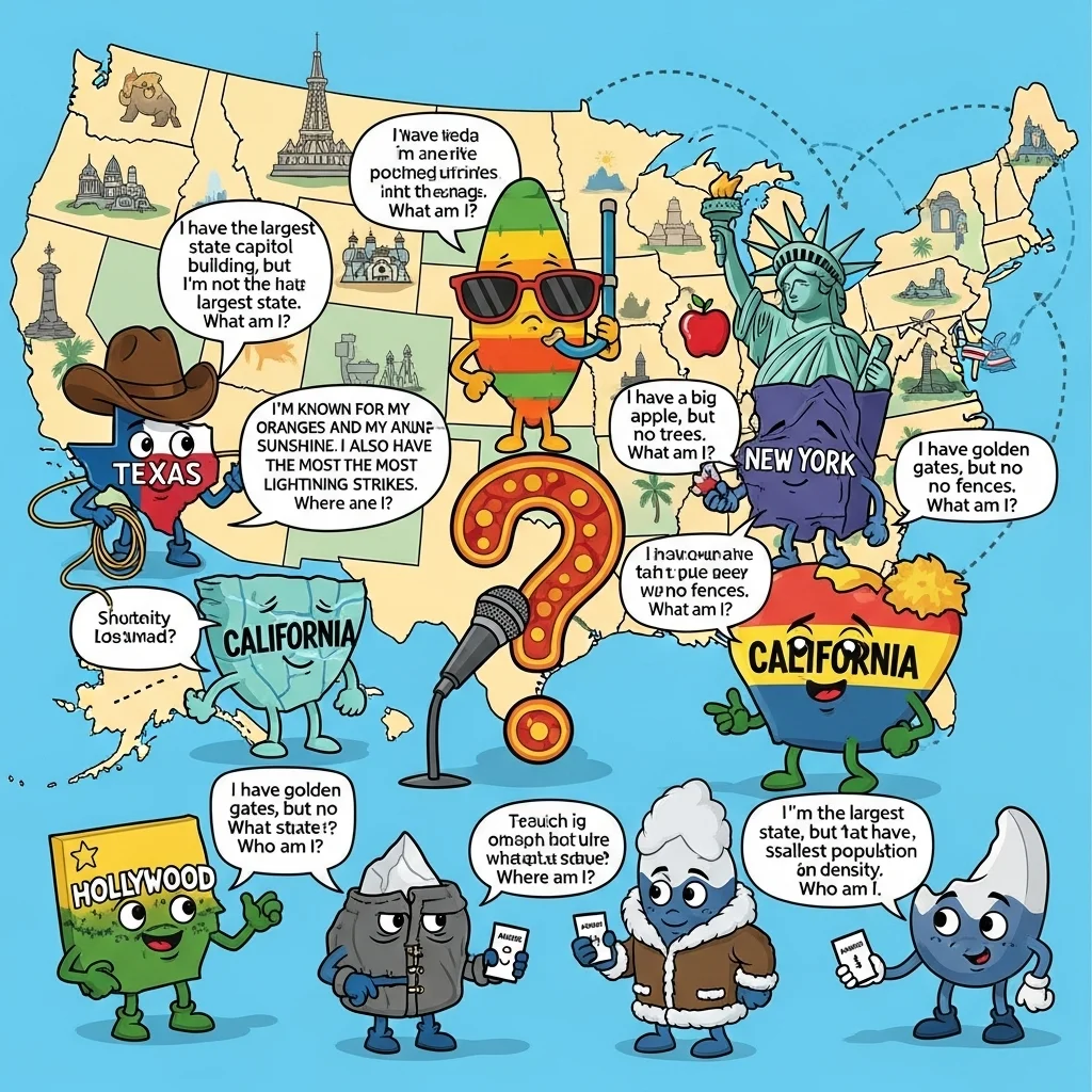 🎶 Culture & Music State Riddles