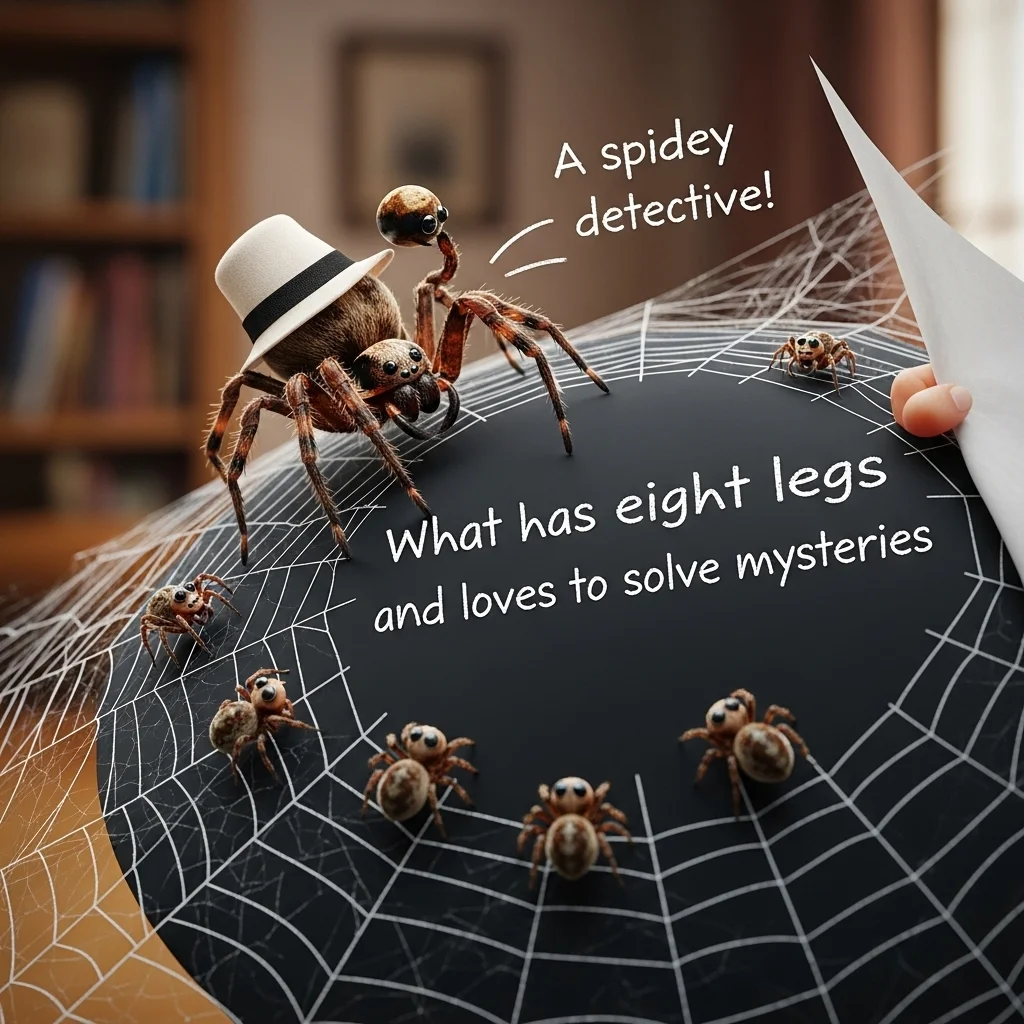 🏠 Indoor Spider Riddles