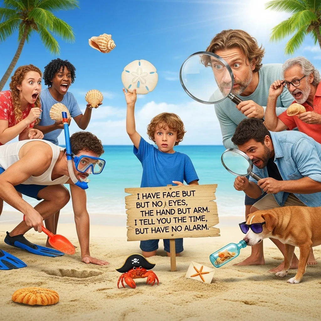 🐚 Easy Beach Scavenger Hunt Riddles for Kids