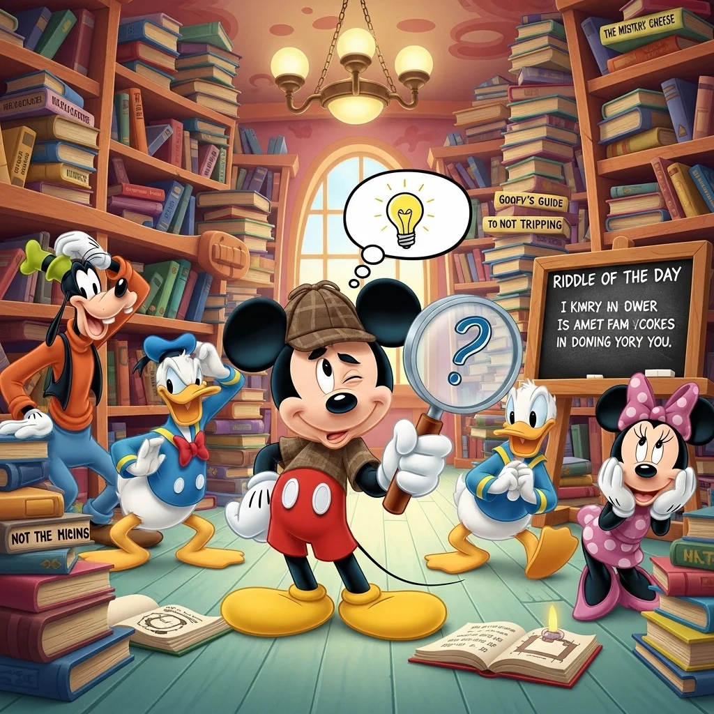 🐭 Easy Mickey Riddles for Little Thinkers
