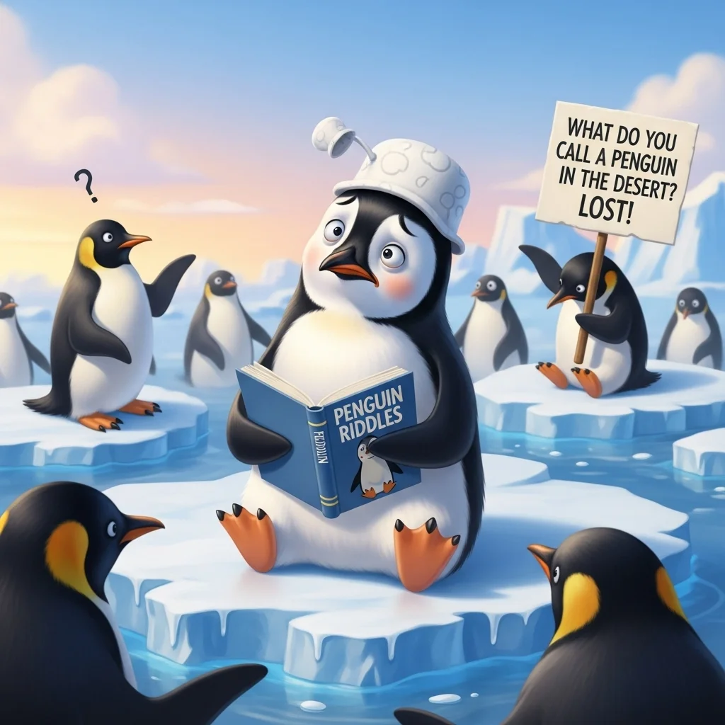 🐾 Classroom-Friendly Penguin Riddles