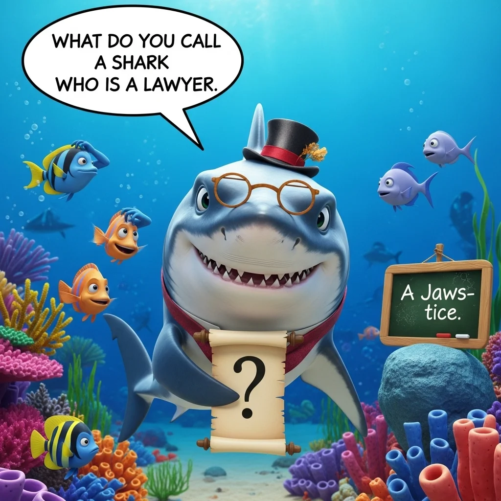 👨‍👩‍👧‍👦 Family-Friendly Shark Riddles