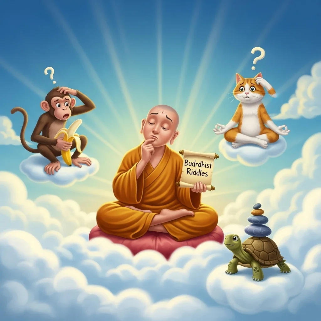 🙏 Monks, Temples, and Practice Riddles