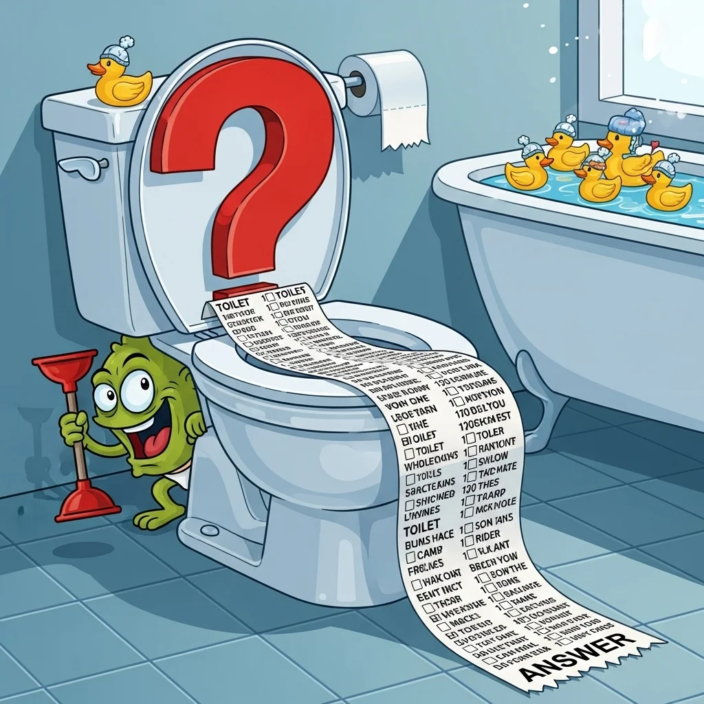 🚽 Classic Clean Toilet Riddles