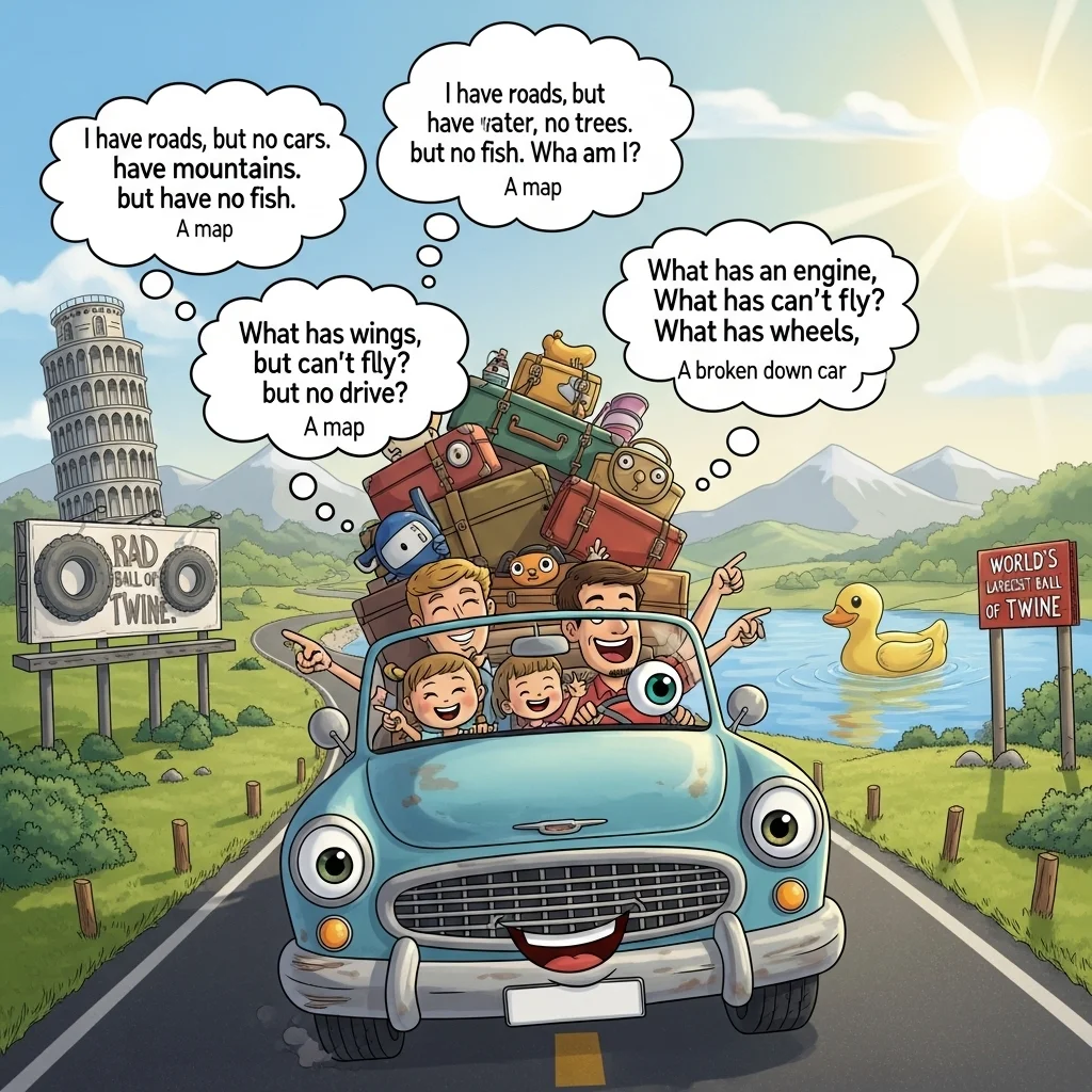 🛣️ Road Trip Riddles for Curious Kids