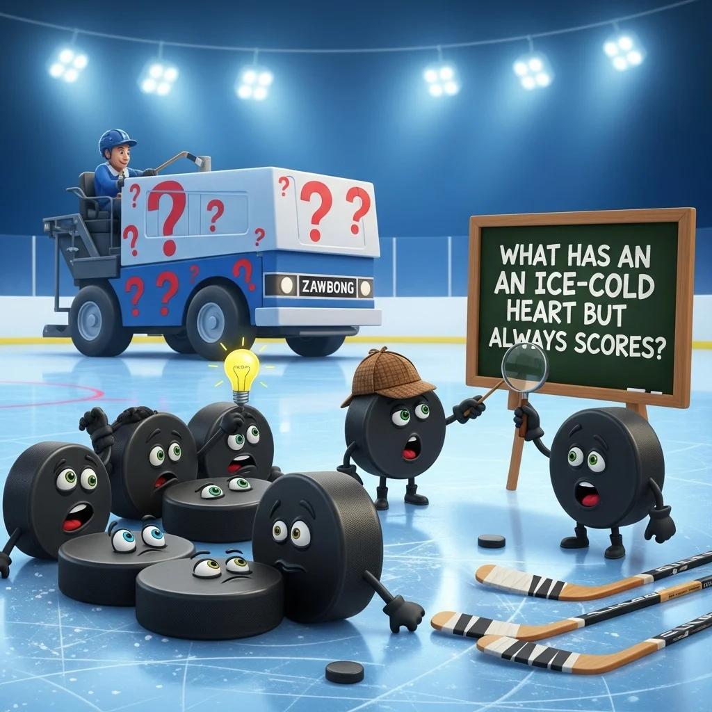 🥅 Hockey Gear & Equipment Riddles