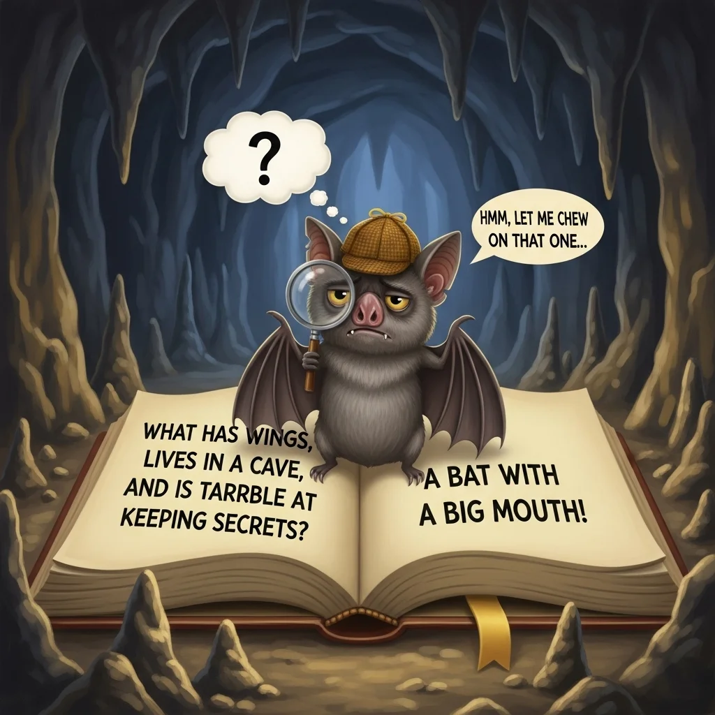 🦇 Easy Bat Riddles for Young Minds