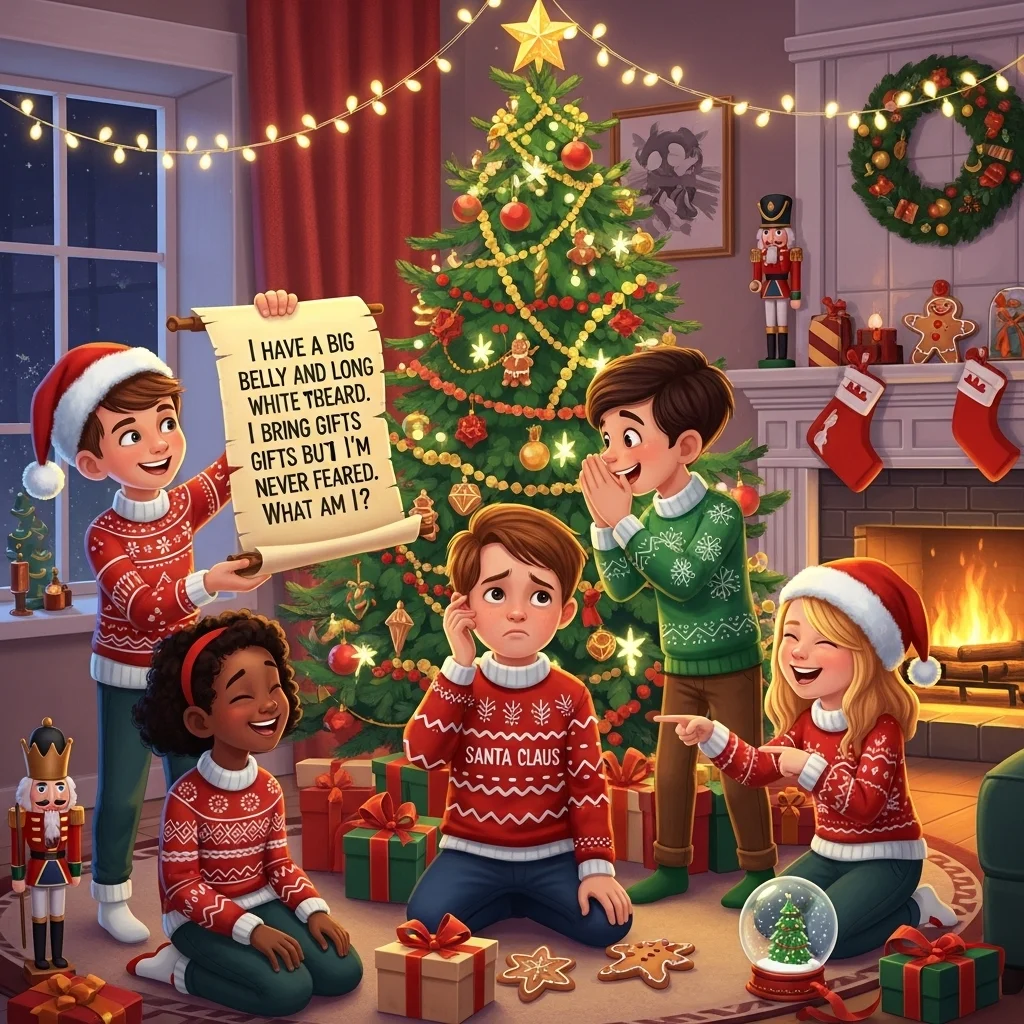 🧑‍🎄 Funny Christmas Riddles for Kids