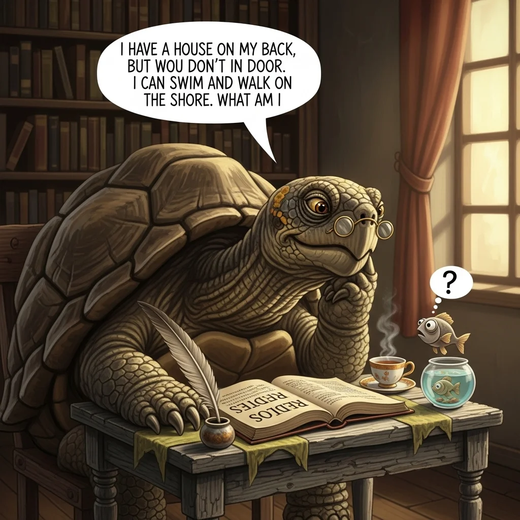 🧒 Cute Turtle Riddles for Little Learners