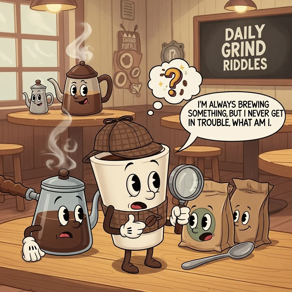 🧠 Brain-Boosting Coffee Riddles
