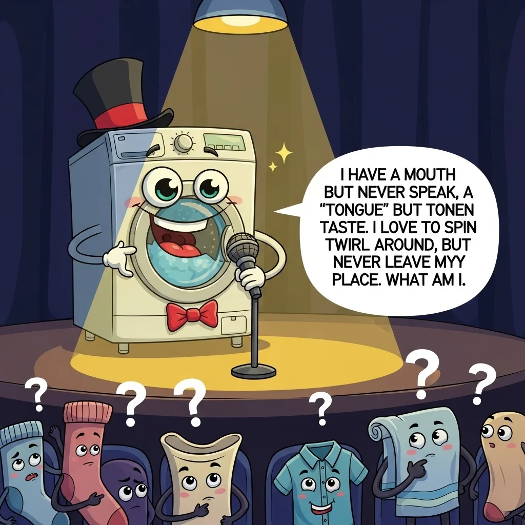 🧠 Brain-Teasing Washing Machine Riddles