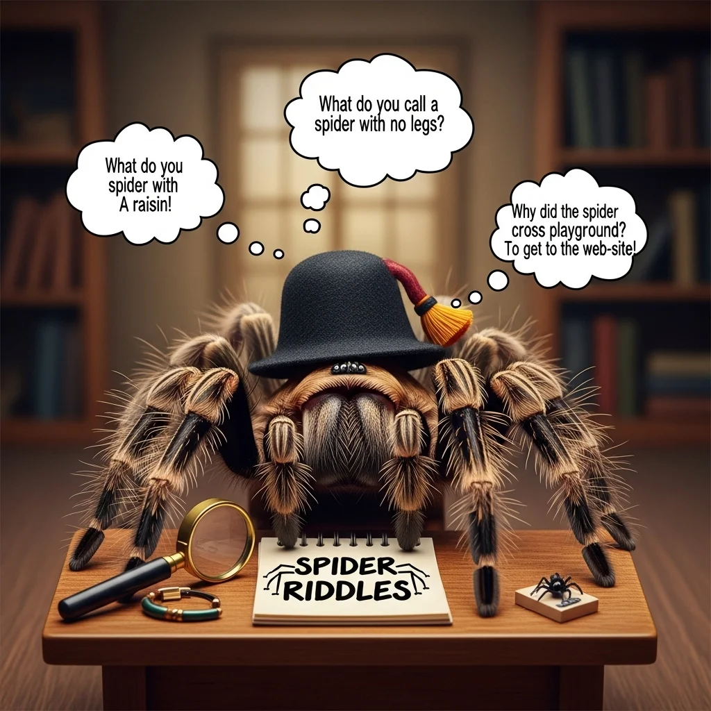 🧠 Science and Nature Spider Riddles