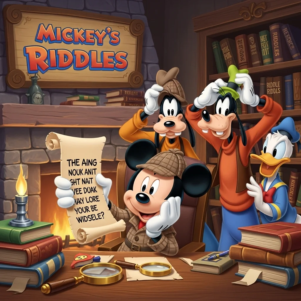 🧩 Tricky Mickey Riddles That Stretch the Mind