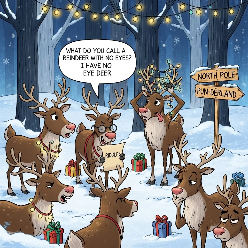 🧩 Tricky Reindeer Riddles