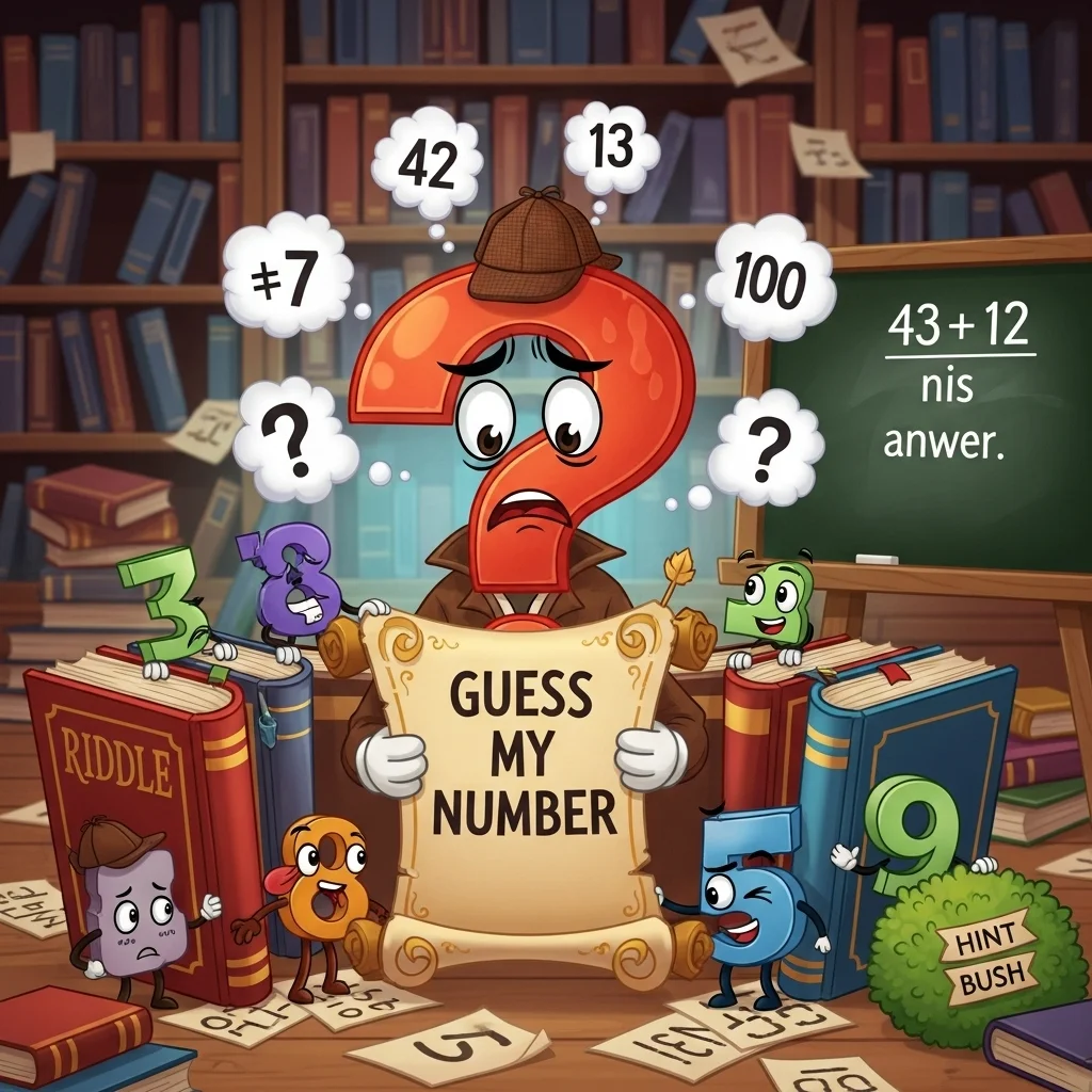 🧮 Math Lover Guess My Number Riddles