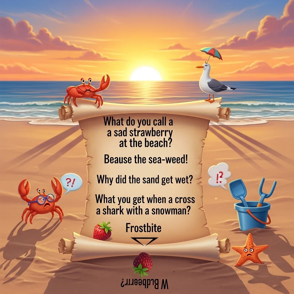 Wave Themed Riddles 300+ Super Beach Riddles, Ocean & Dolphin with Answers for Kids, Adults ...