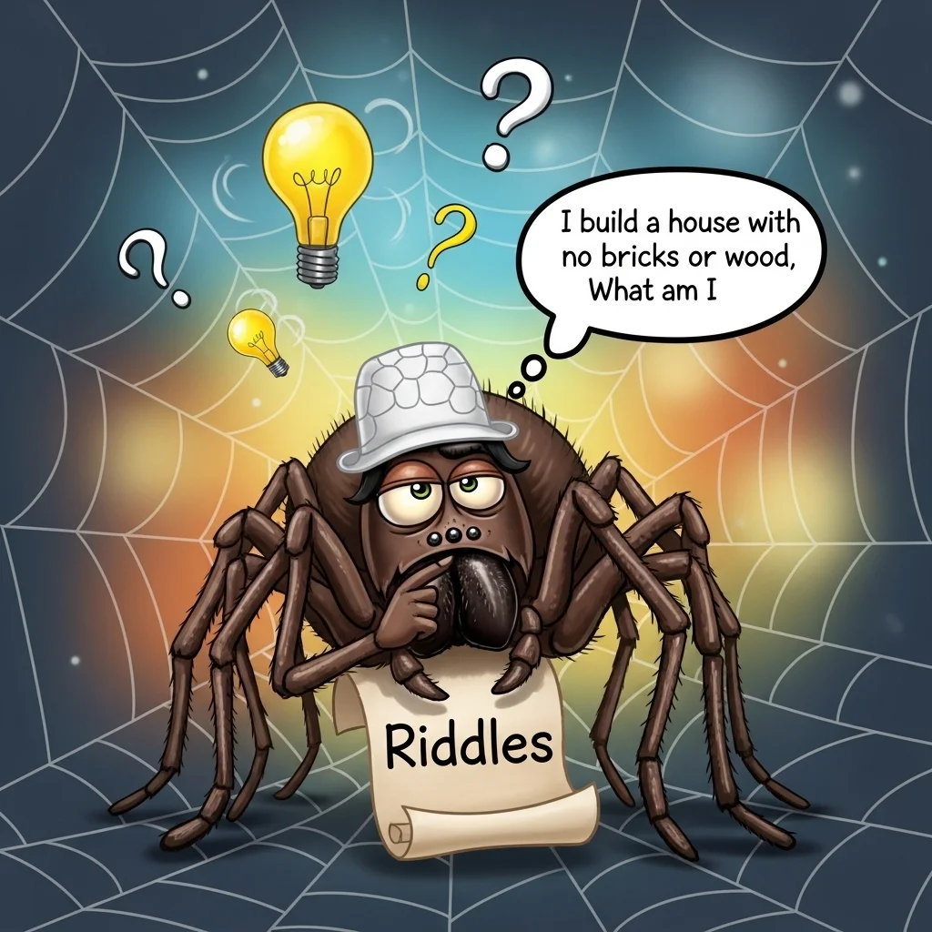 Spider Riddle Kids 260+ Riddles About Spiders: Creepy, Clever, and Web-Smart Brain Teasers ...
