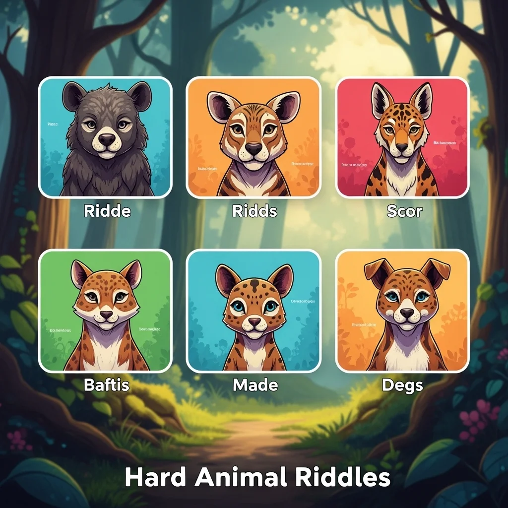 Tricky Animal Riddles 220+ Hard Animal Riddles with Answers for Kids and Adults | Hard ...