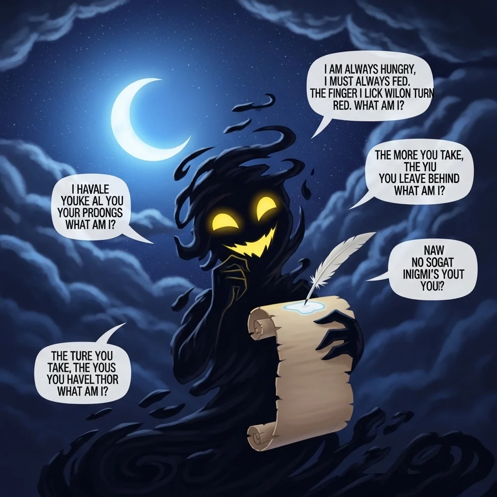 riddles about darkness