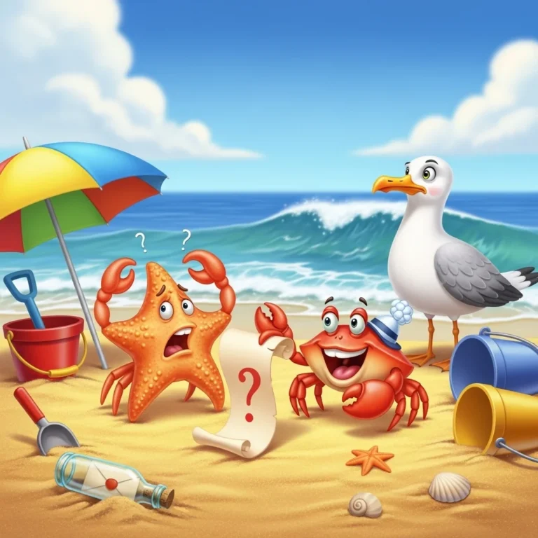 riddles about the beach