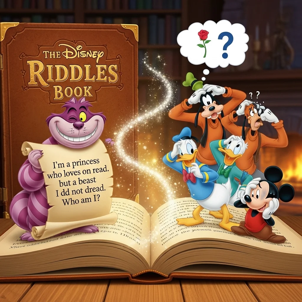 the disney riddles book