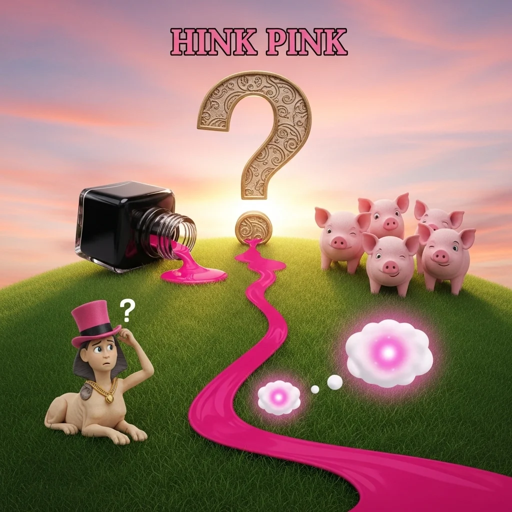 🌈 Colorful Hink Pink Riddles