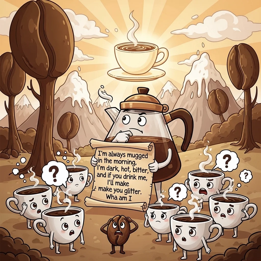 🌍 Around the World Coffee Riddles