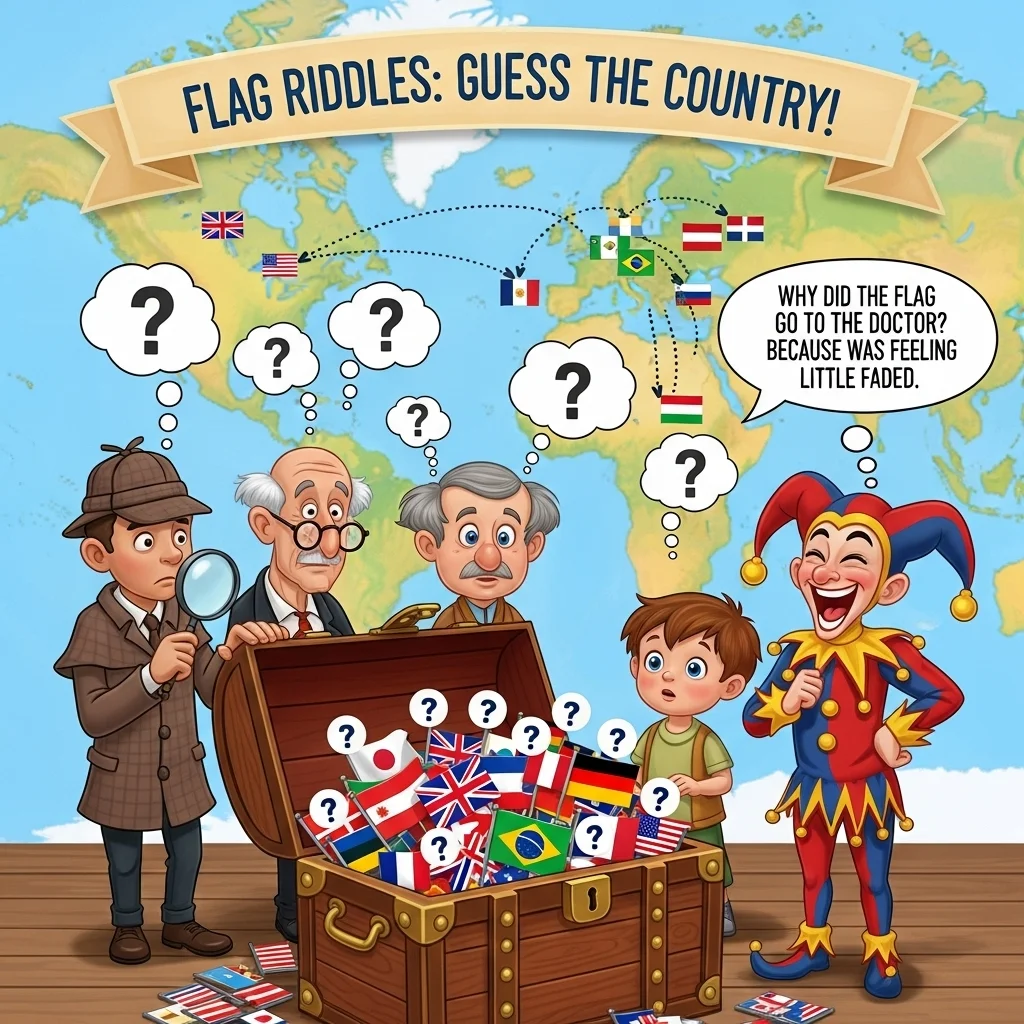 🌍 Global Knowledge Flag Riddles