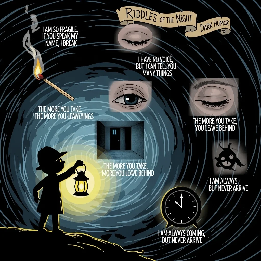 🌘 Night and Darkness Riddles