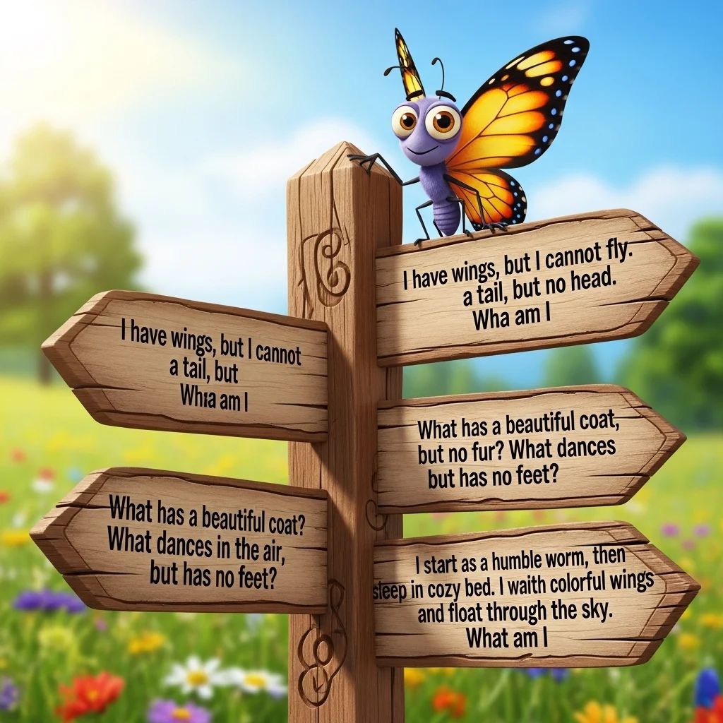🌞 Butterfly Riddles for All Ages
