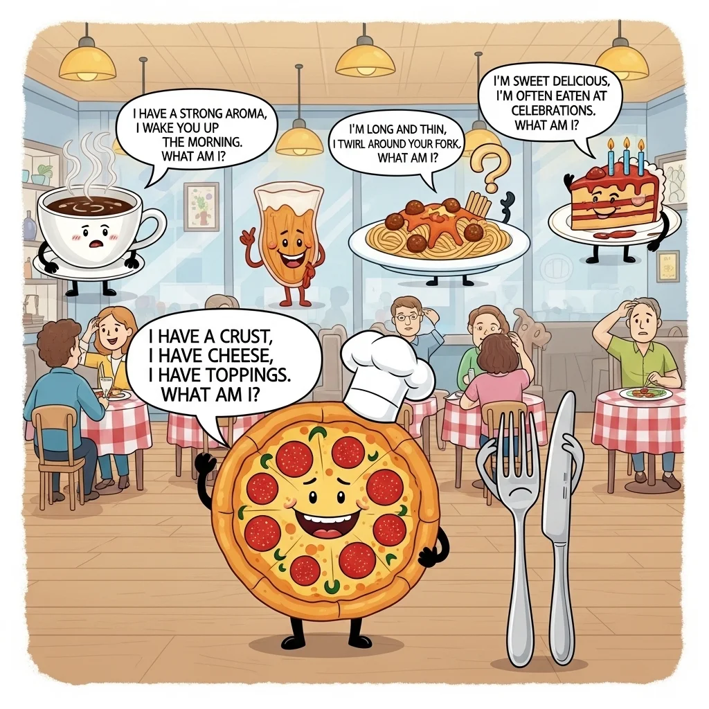 🍕 Riddles Fresh from the Menu Board