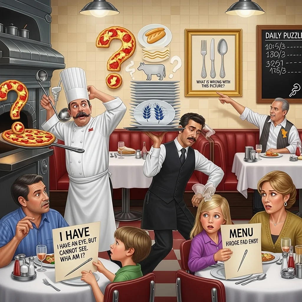 🍽️ Fine Dining & Fancy Restaurant Riddles